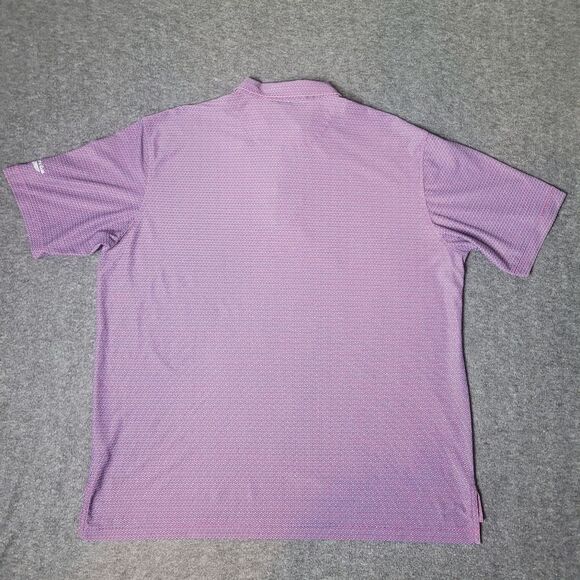 Peter Millar Bay Men's 2XL Performance Purple Golf Shirt - Picture 2 of 8